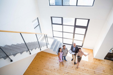 Entry way of a high end home