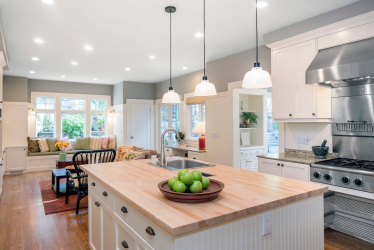 Kitchen of an upscale house